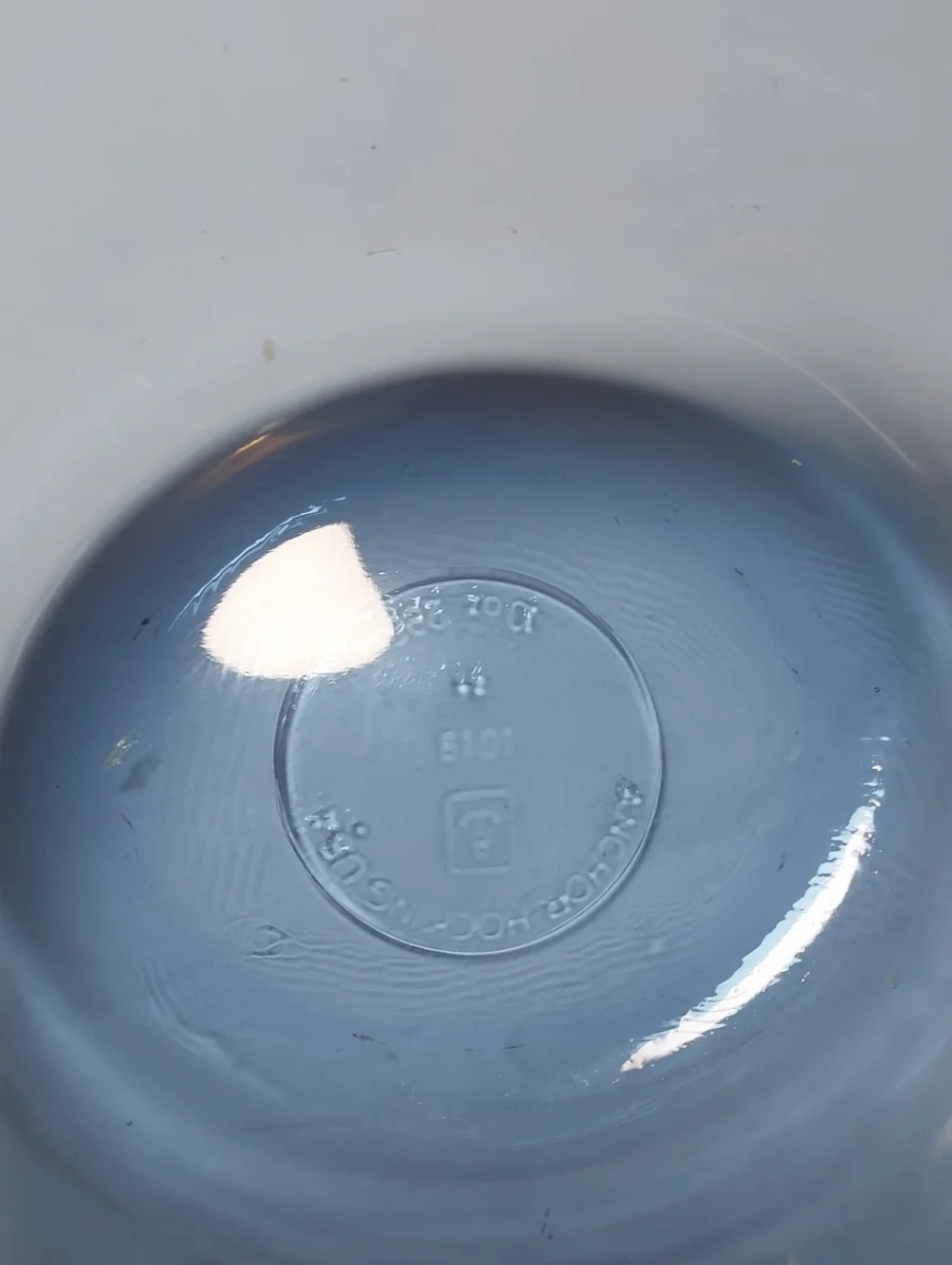 Vintage Anchor Hocking Blue Custard Bowls Ramekin Dishes 10 Oz.